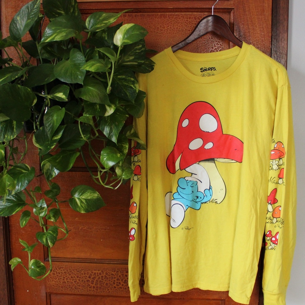 Smurfs Mushroom Long Sleeve